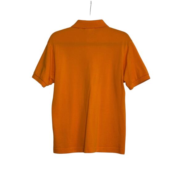 Lacoste classic fit orange cotton short sleeves polo shirt size Medium - Picture 2 of 10